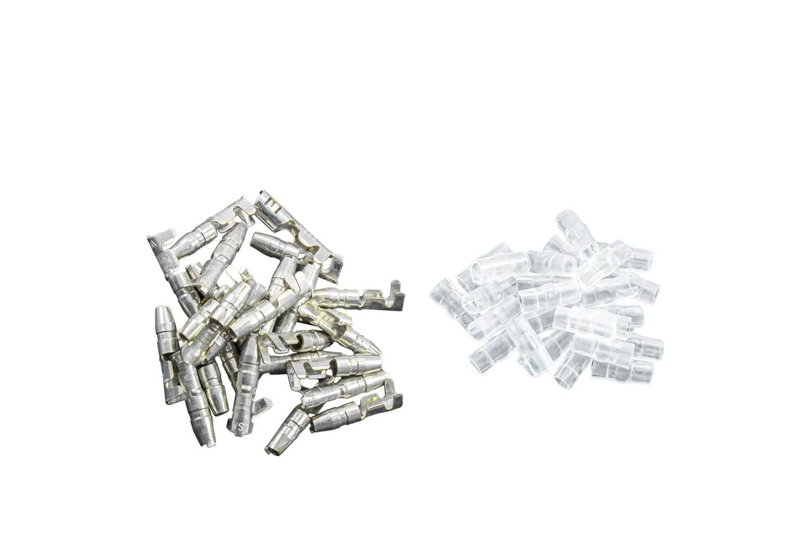 Set conectori japonezi rotunzi Ø 4 mm, masculin, 50 bucăți cu izolați