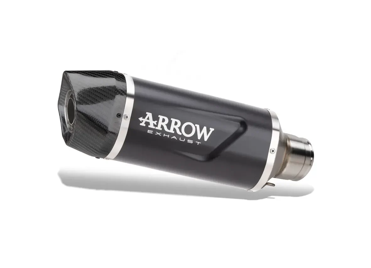 Toba finală ARROW INDY RACE EVO DARK Aluminiu negru Honda CBR500R 2024