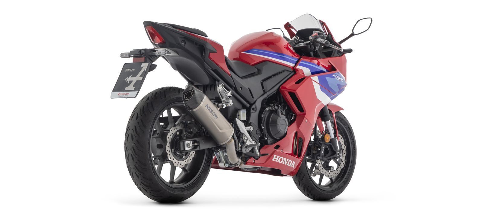 Tobă finală ARROW INDY RACE EVO Slip-On Titan pentru Honda CBR500R 2024