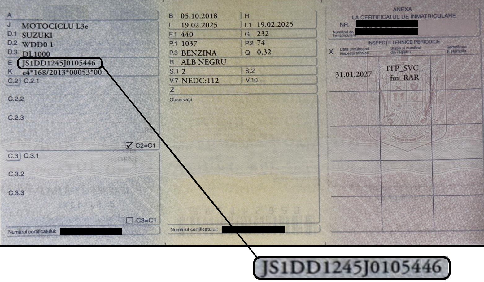 Cum identifici tipul motocicletei tale și ce ne spune VIN-ul / Seria de șasiu