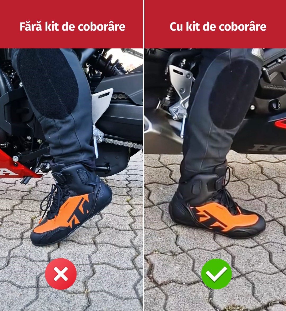 Kituri de coborâre pentru motociclete: Ce sunt, cum funcționează și când ai nevoie de unul