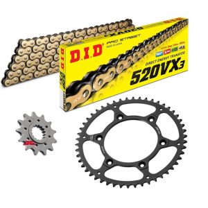 Set lanț transmisie motocicletă | ATV – Lanț, pinion, foaie